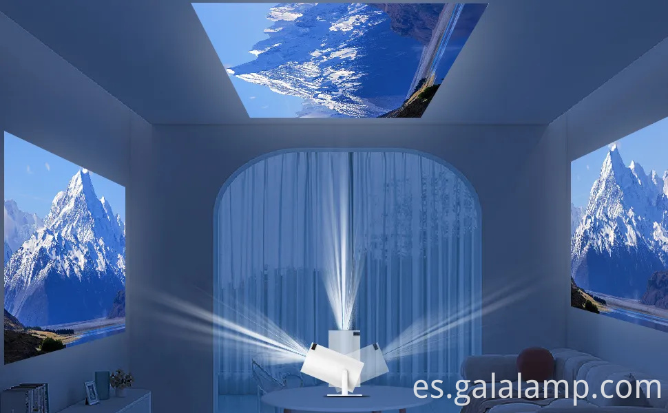 4K 1080p Soporte Wifi6 Wifi6 Bluetooth 5.0 Android 12 Proyector